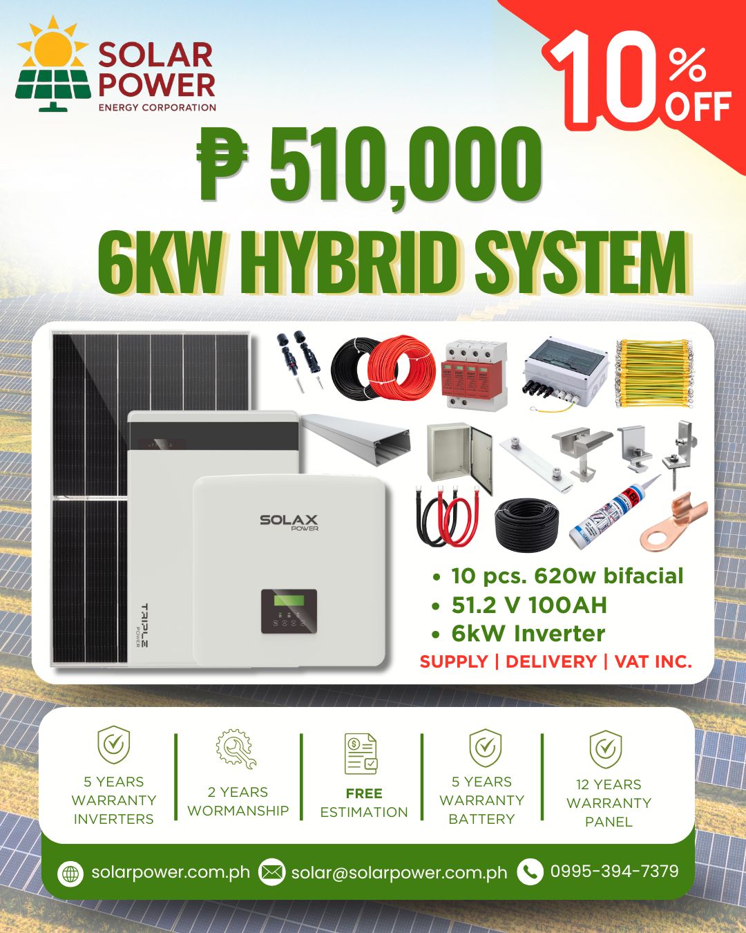 6kW - Hybrid System