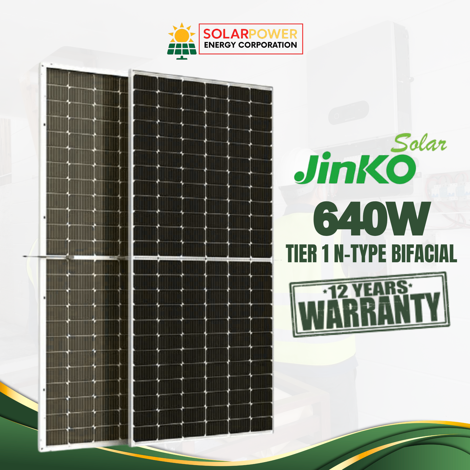 TIER 1 640W NTYPE BIFACIAL