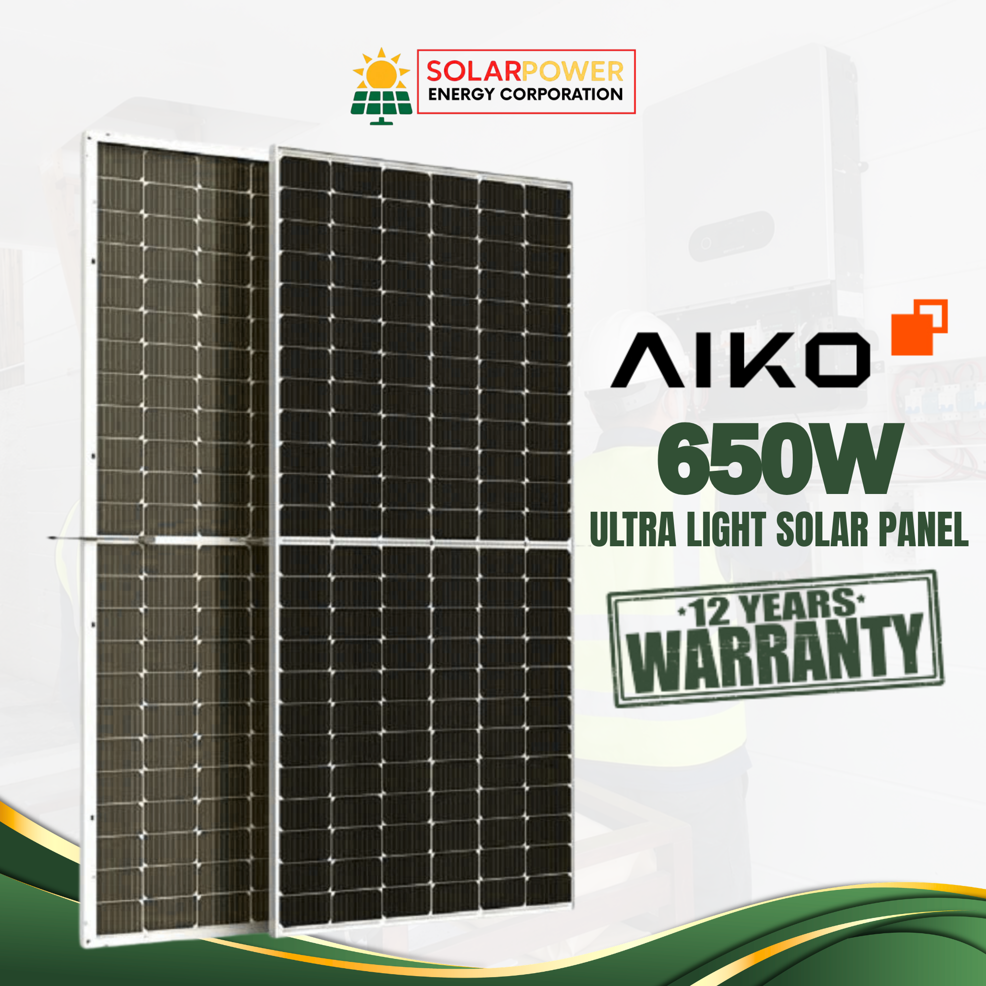 650W ULTRA LIGHT SOLAR PANEL